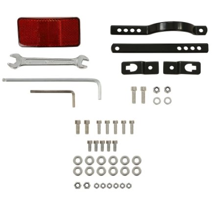 Ecotric BA-002 Large Rear Bike Basket Easy Assembly - Upzy.com