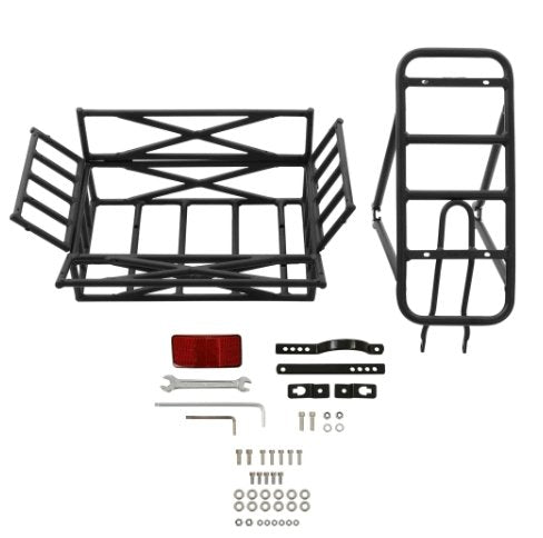 Ecotric BA-002 Large Rear Bike Basket Easy Assembly - Upzy.com