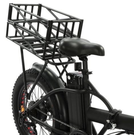 Ecotric BA-002 Large Rear Bike Basket Easy Assembly - Upzy.com
