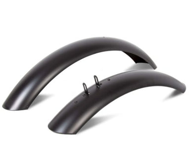 Ecotric SH-DNB005-B Front & Rear Steel Fenders for Hammer Electric Bike - Upzy.com