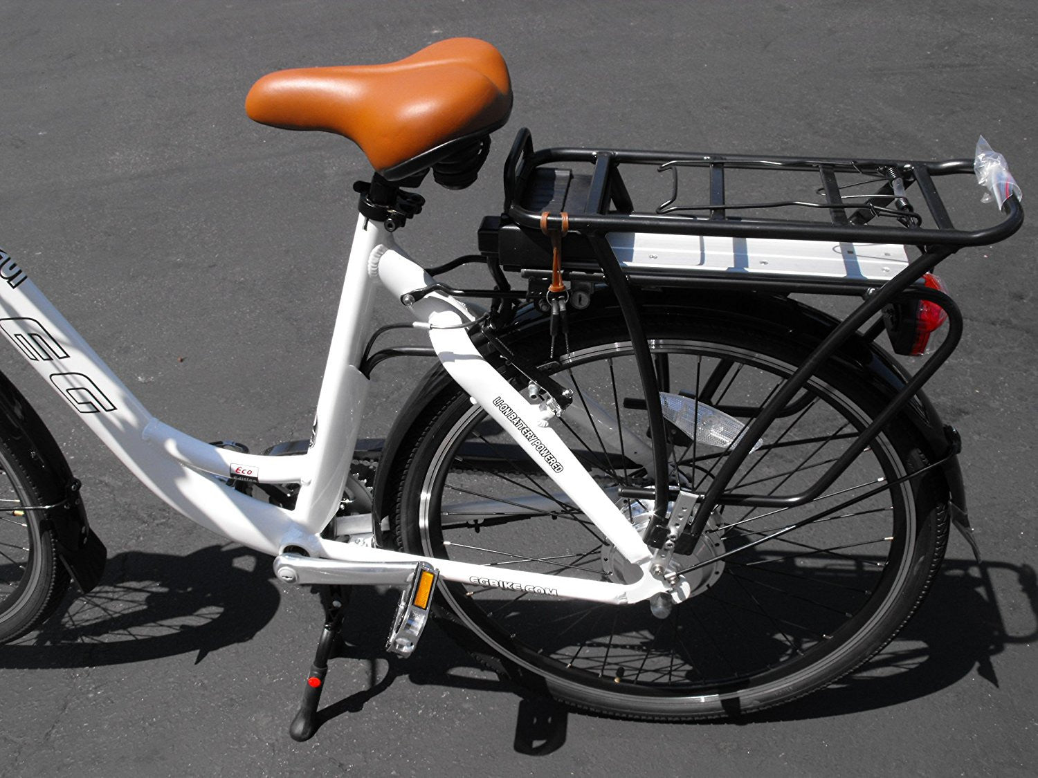 eg bali 350 electric bicycle EG Bike Athens 350DX 36V 350W Step-Through Lithium Electric Bike 2024 White