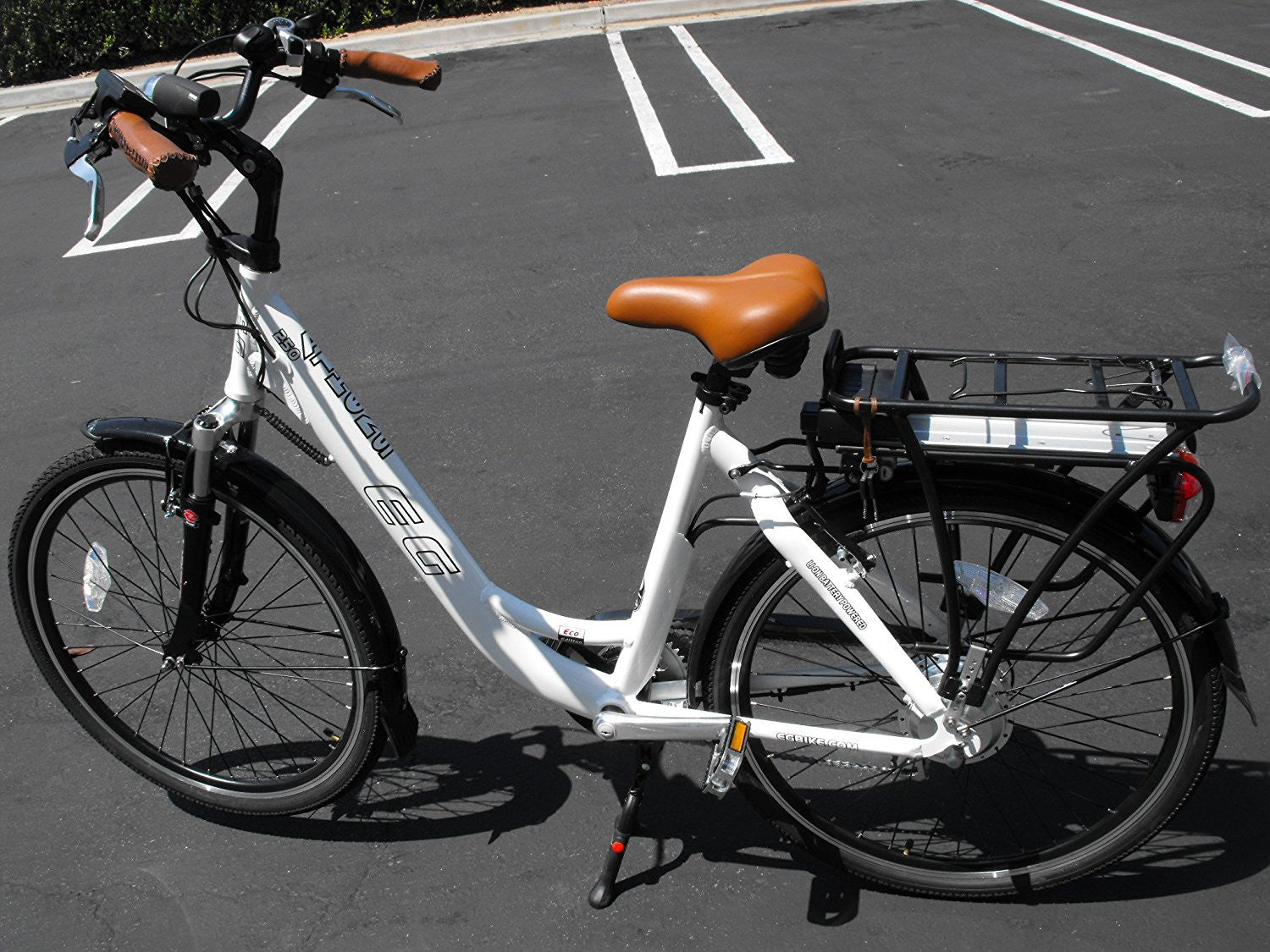 elektrofahrrad 350 watt EG Bike Athens 350DX 36V 350W Step-Through Lithium Electric Bike 2024 White