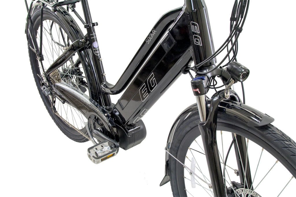 EG Bike Geneva 500MX 48V 14Ah Mid Drive Step-Thru Electric Bike - Upzy.com