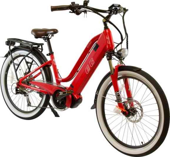 EG Bike Maui 500MX 48V 500W Lithium Cruiser Step-Through Electric Bike - Upzy.com