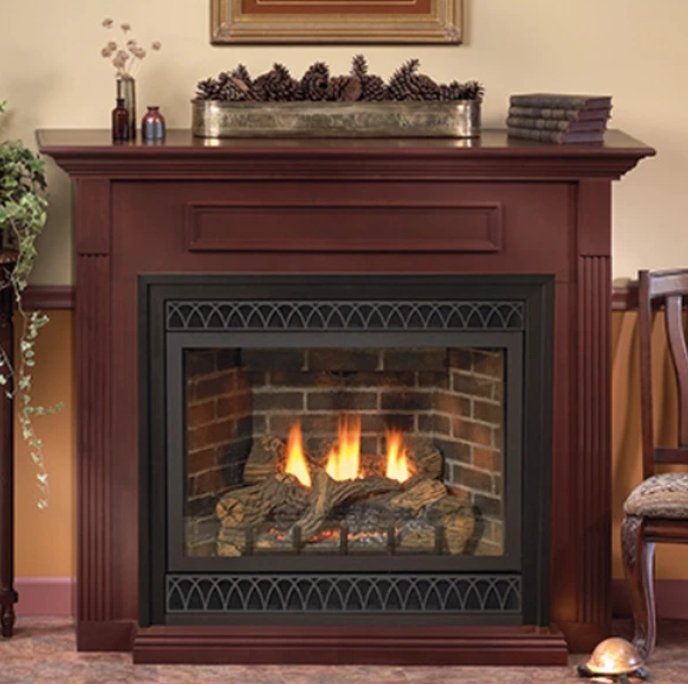 Empire 36" Tahoe Deluxe DVD36FP Direct Vent Gas Fireplace - Upzy.com