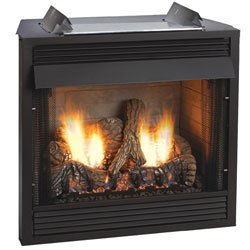 Empire 42" VFP42FB0L Breckenridge Premium Louvered Vent Free Firebox - Upzy.com