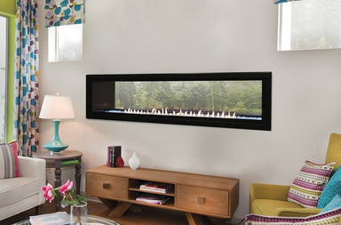 Empire 60" Boulevard VFLB60SP90 Contemporary Linear SEE-THROUGH Vent-Free Fireplace - Upzy.com