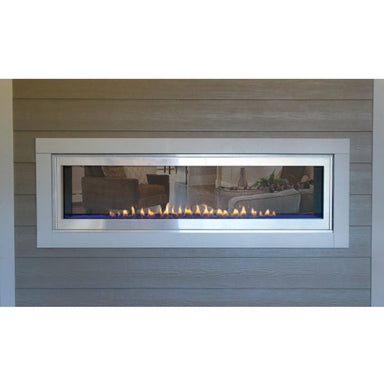 Empire 60" Boulevard VFLB60SP90 Contemporary Linear SEE-THROUGH Vent-Free Fireplace - Upzy.com