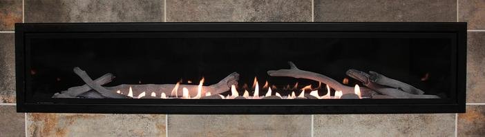 Empire Boulevard 72" VFLB72FP Contemporary Linear Vent-Free Fireplace - Upzy.com