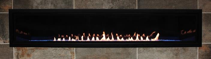 Empire Boulevard 72" VFLB72FP Contemporary Linear Vent-Free Fireplace - Upzy.com