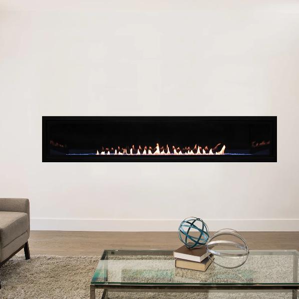 Empire Boulevard 72" VFLB72FP Contemporary Linear Vent-Free Fireplace - Upzy.com