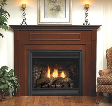 Empire BVD36FP 36" Keystone Deluxe B-Vent 25,000 BTUs Gas Fireplace - Upzy.com