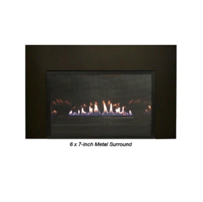Empire LOFT VFLC20 Small Vent-Free Fireplace Insert Black Reflective Liner - Upzy.com