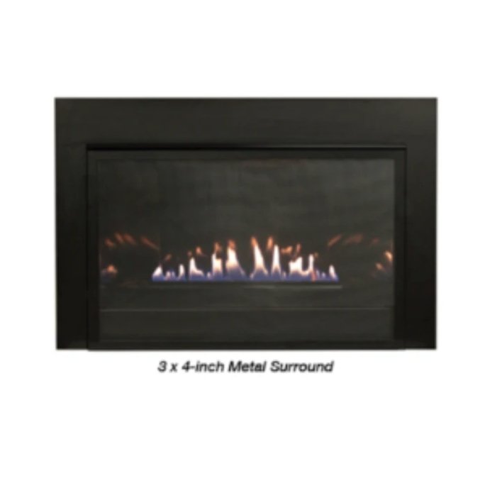 Empire LOFT VFLC28 Medium Vent-Free Fireplace Insert Black Reflective Liner - Upzy.com
