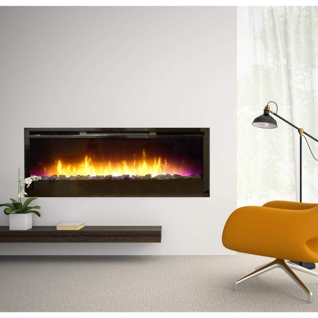 Empire Nexfire Linear Electric Fireplace, On/Off/Color Remote - Upzy.com