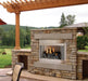 Empire OP42FP 42" Carol Rose Coastal Premium Vent-Free Outdoor Gas Fireplace - Upzy.com