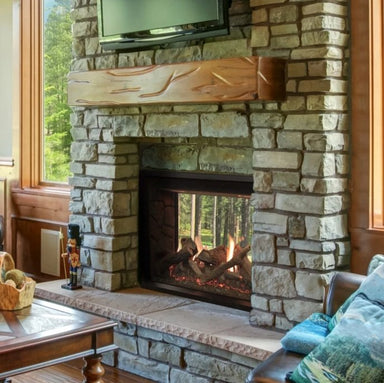 Empire Rushmore DVCT40CSP 40" SEE-THROUGH Direct-Vent Gas Fireplace - Upzy.com