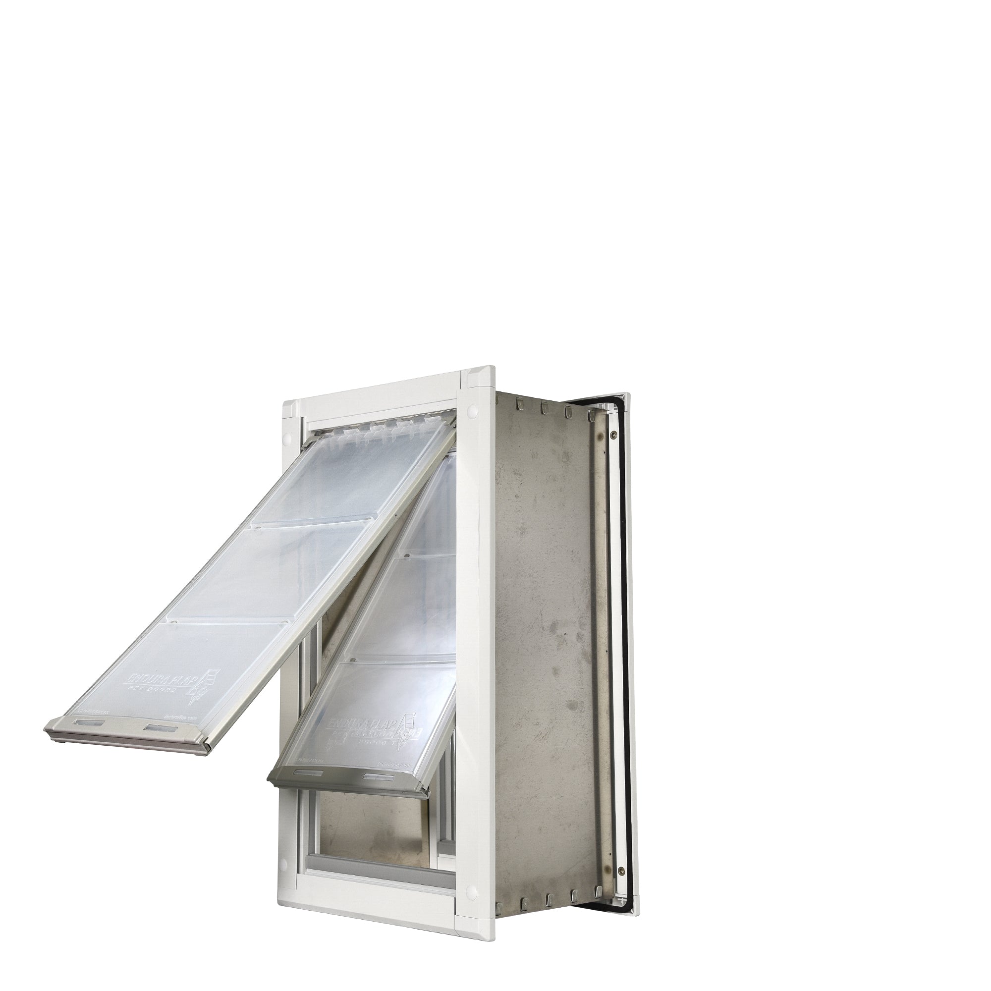 Endura Patio Pacific DOUBLE FLAP, WALL MOUNT Pet Door - Upzy.com