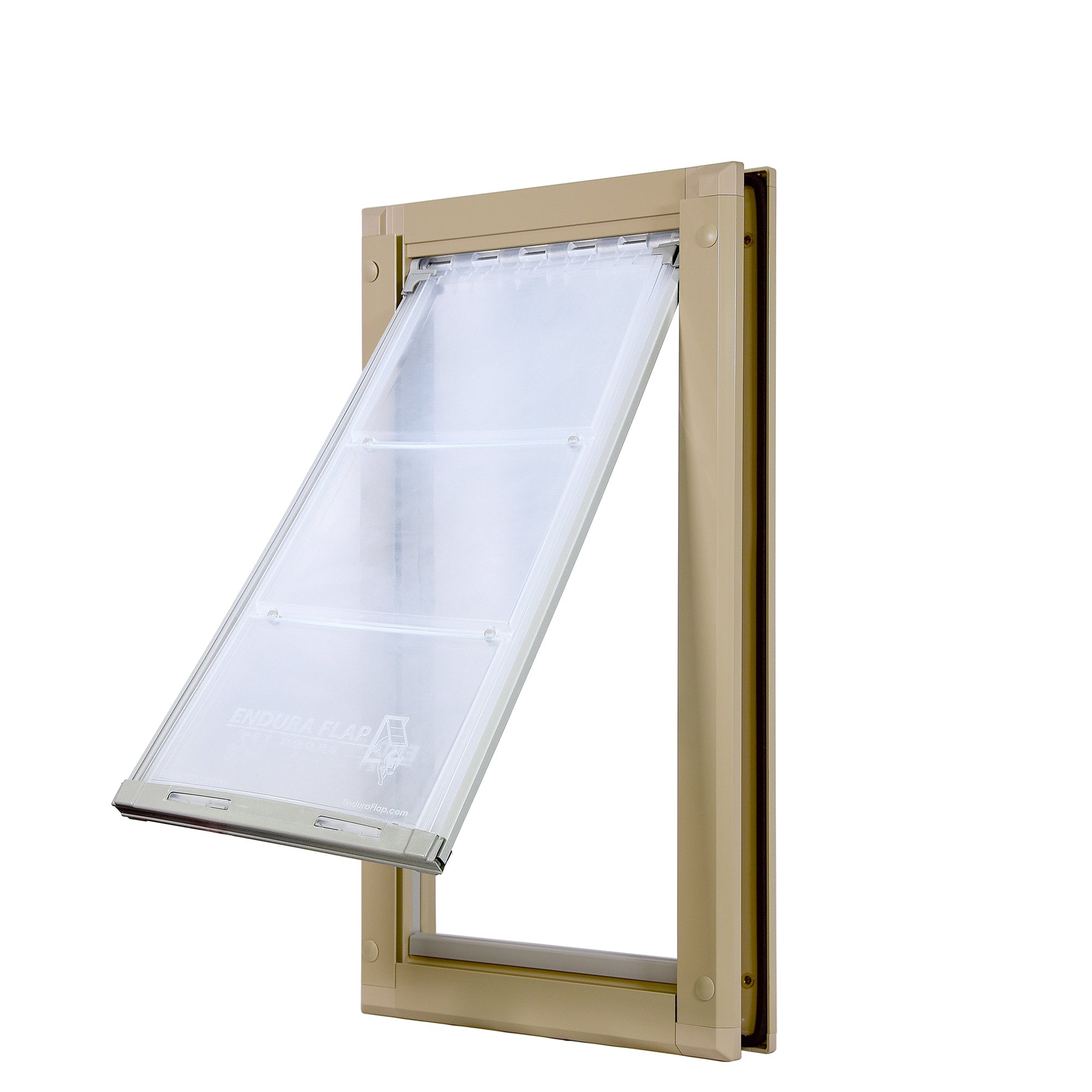 Endura Patio Pacific SINGLE FLAP, DOOR MOUNT Pet Door - Upzy.com