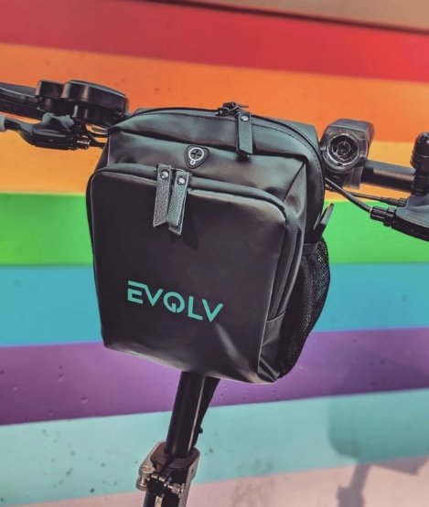 Evolv Bar Bag Accessory, Fits on Electric Scooters - Upzy.com