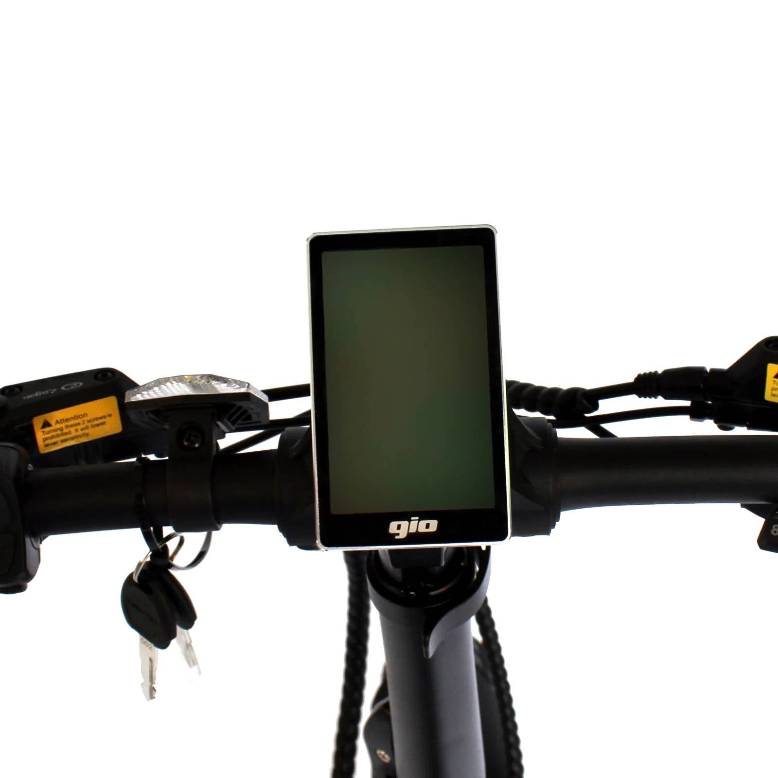 2025 Gio LIGHTNING 500W 48V 8 Speed Folding Fat Tire Electric Bike, Rear Rack