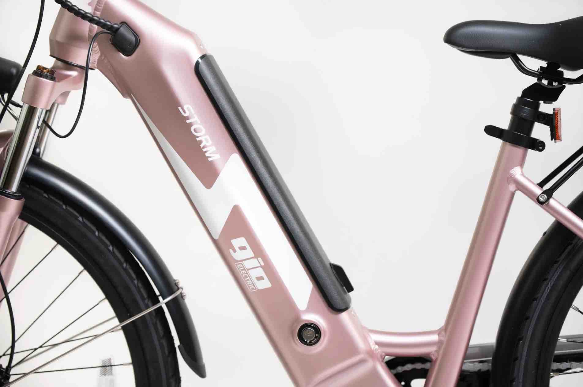 cube berry e bike 2026 Gio STORM 48V 8 Speed Electric Bike, Integrated Battery Rear Rack — Upzy.com