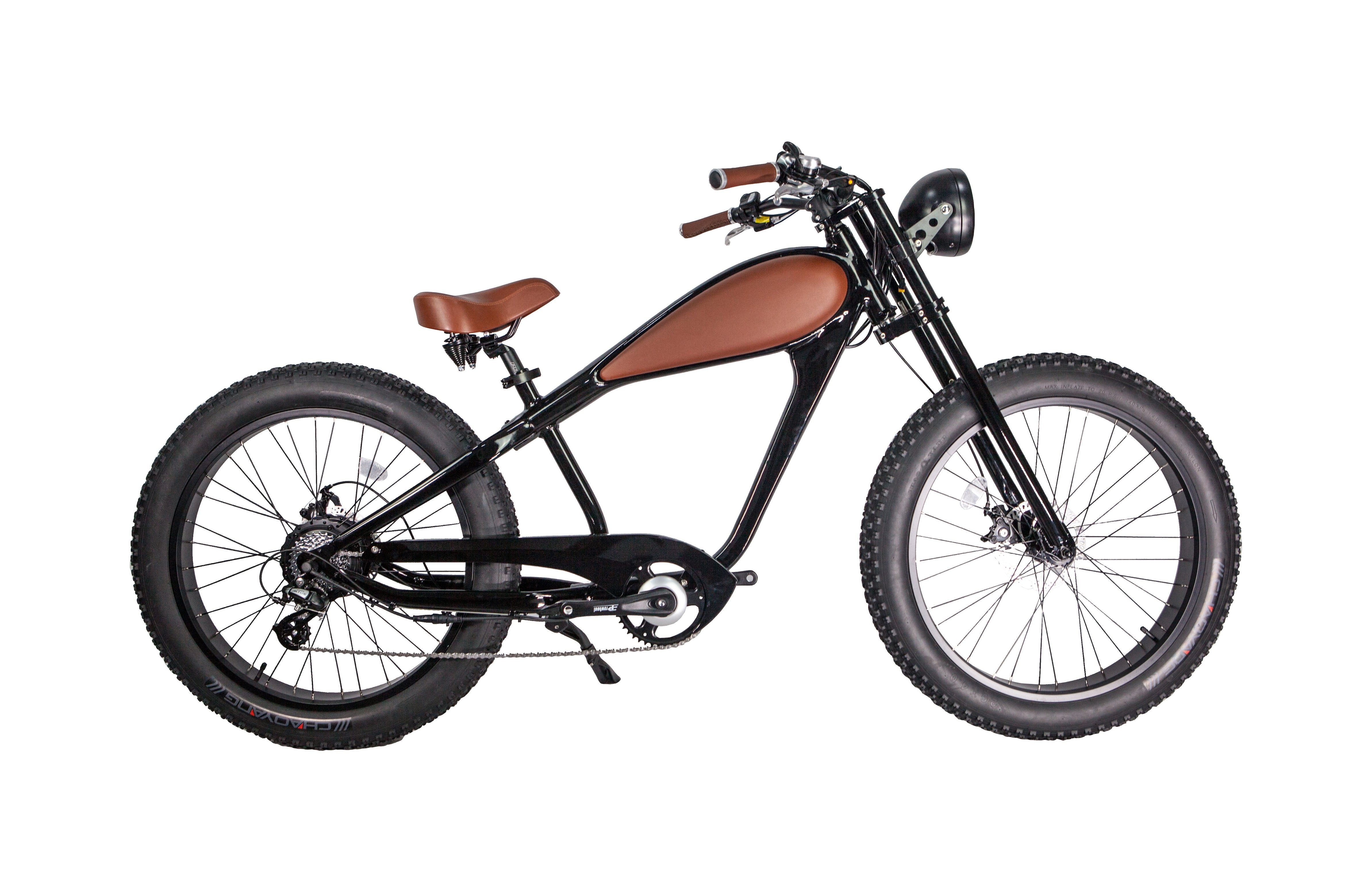 GlareWheel EB-CH Electric Bike Fat Tire 750W Cruiser 7-Speed Gear Max Speed to 28 MPH freeshipping