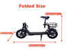 GlareWheel EB-C1PRO 350W 36V Suspension Folding Electric Scooter Pre-Assembled - Upzy.com