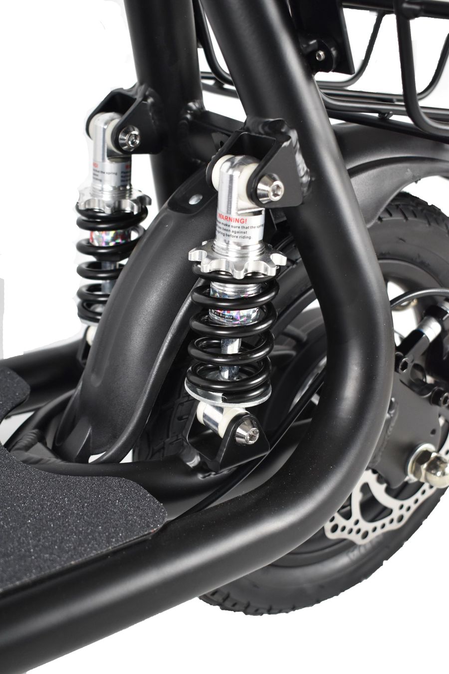 GlareWheel EB-C1PRO 350W 36V Suspension Folding Electric Scooter Pre-Assembled - Upzy.com