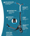Globber FLOW 125 FOLDING 2 Wheel Height Adjustable Kids' Kick Scooter - Upzy.com