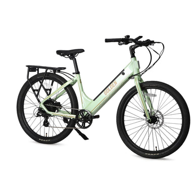 Golden Cycles Accelera Step-Through 500W 48V 8 Speed Electric Bike - Upzy.com