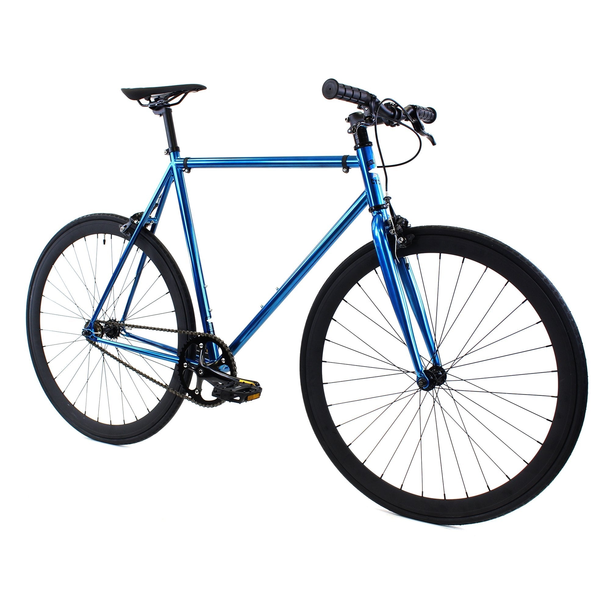Golden Cycles Single Speed Road Bike Bicycle- Blue Jay, 45 cm