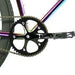 Golden Cycles OIL SLICK NEO CHROME Fixie Single Speed City Bike, Black Wheels - Upzy.com