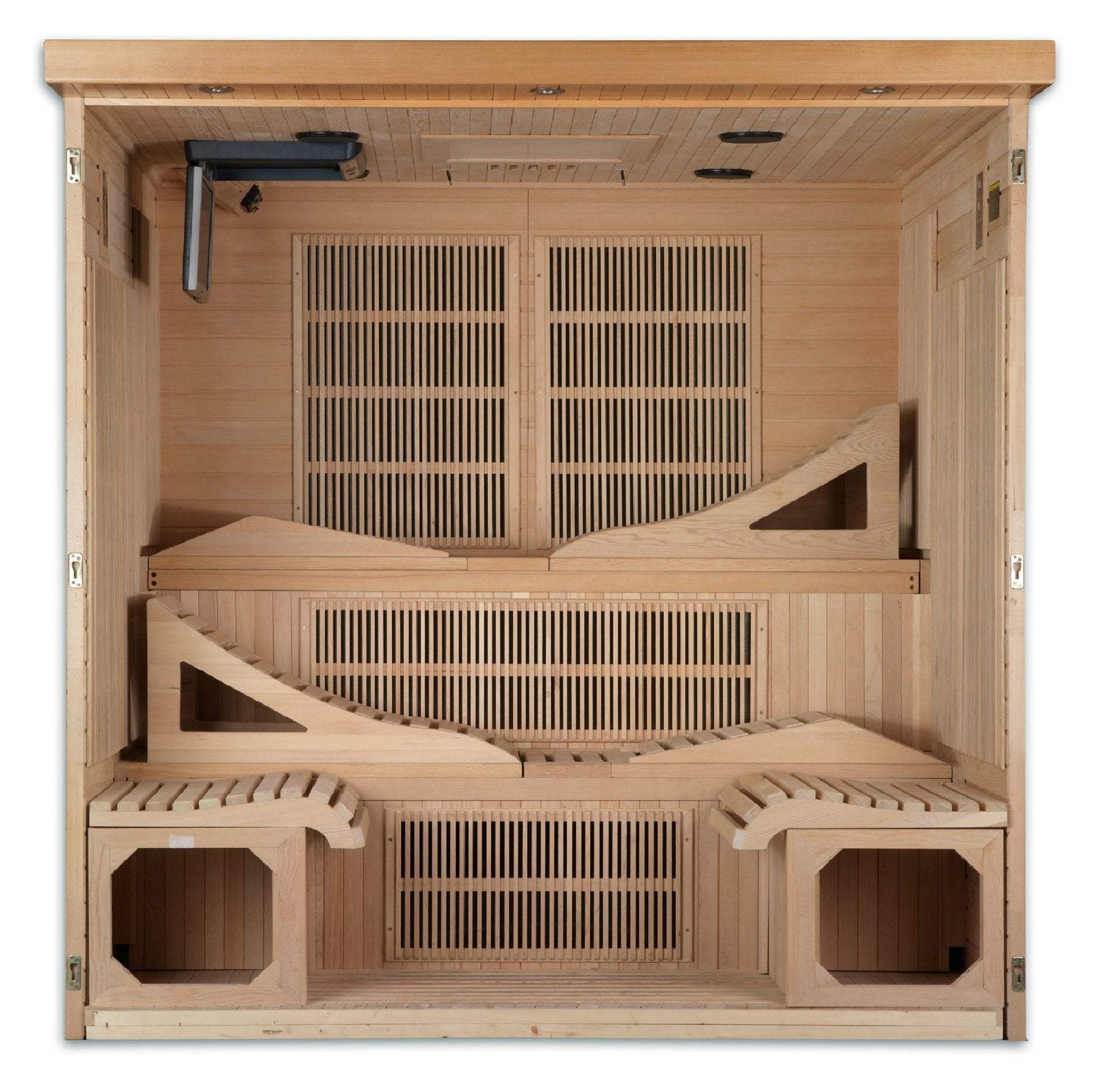 Golden Design Dynamic DYN-6996-01 HSF "MONACO" Ultra Low EMF 6 Person Far Infrared Sauna - Upzy.com