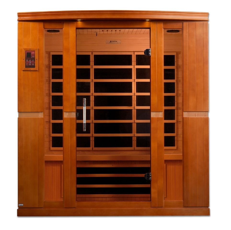 Golden Designs DYN-6440-01 "BERGAMO" Dynamic Low EMF 4 Person Infrared Sauna - Upzy.com