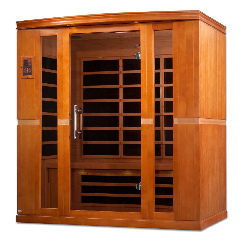 Golden Designs DYN-6440-01 "BERGAMO" Dynamic Low EMF 4 Person Infrared Sauna - Upzy.com