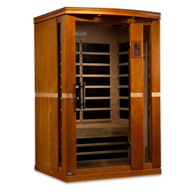 Golden Designs Dynamic DYN-6220-01 "VITTORIA" 2 Person Low EMF FAR Infrared Sauna - Upzy.com