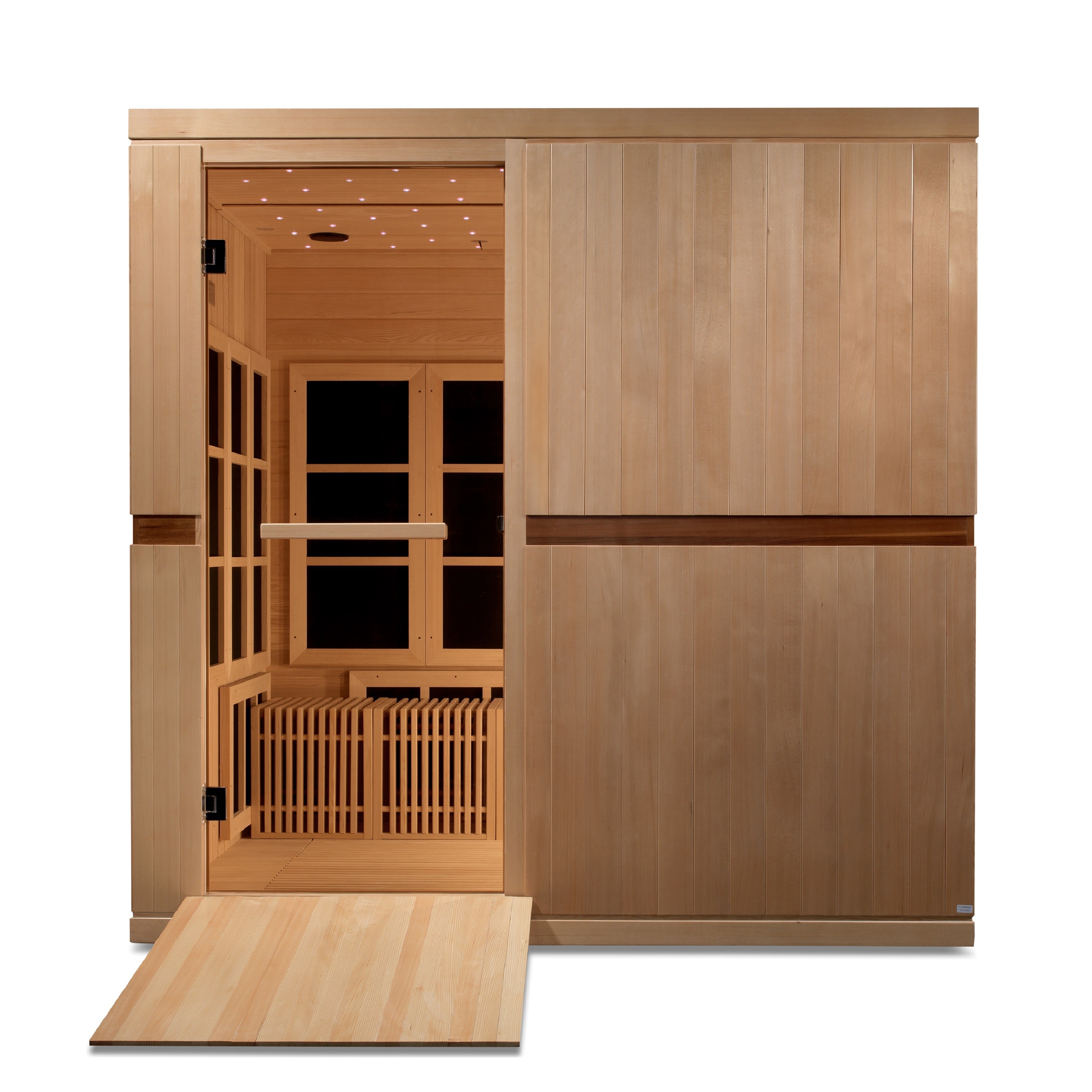 Golden Designs GDI-6880-01 CATALONIA Ultra Low EMF 8 Person Infrared Sauna - Upzy.com
