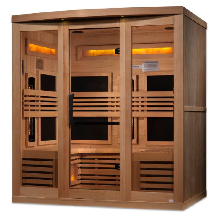 Golden Designs GDI-8260-01 Full Spectrum Himalayan Salt Bar 6 Person FAR Infrared Sauna