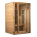 Golden Designs Maxxus MX-J206-01 Seattle 2 Person Low EMF FAR Infrared Sauna, Hemlock Wood - Upzy.com