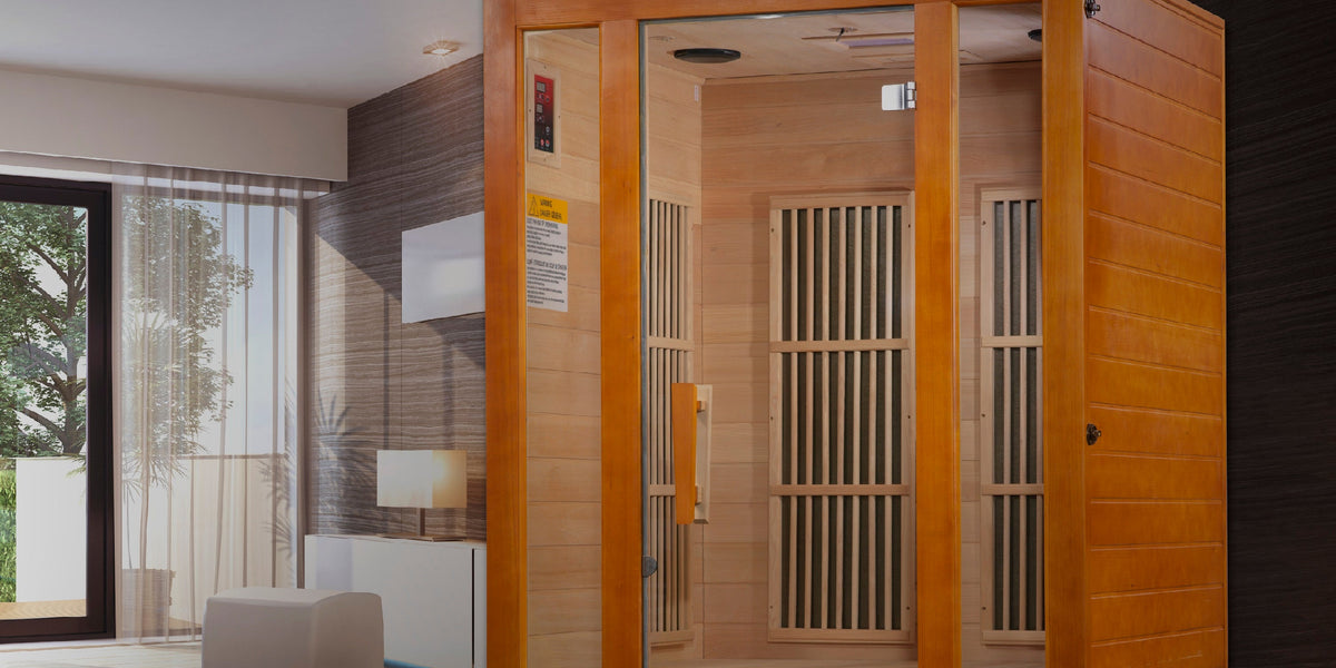 Golden Designs Maxxus MX-J206-02S Aspen 2 person Infrared Sauna