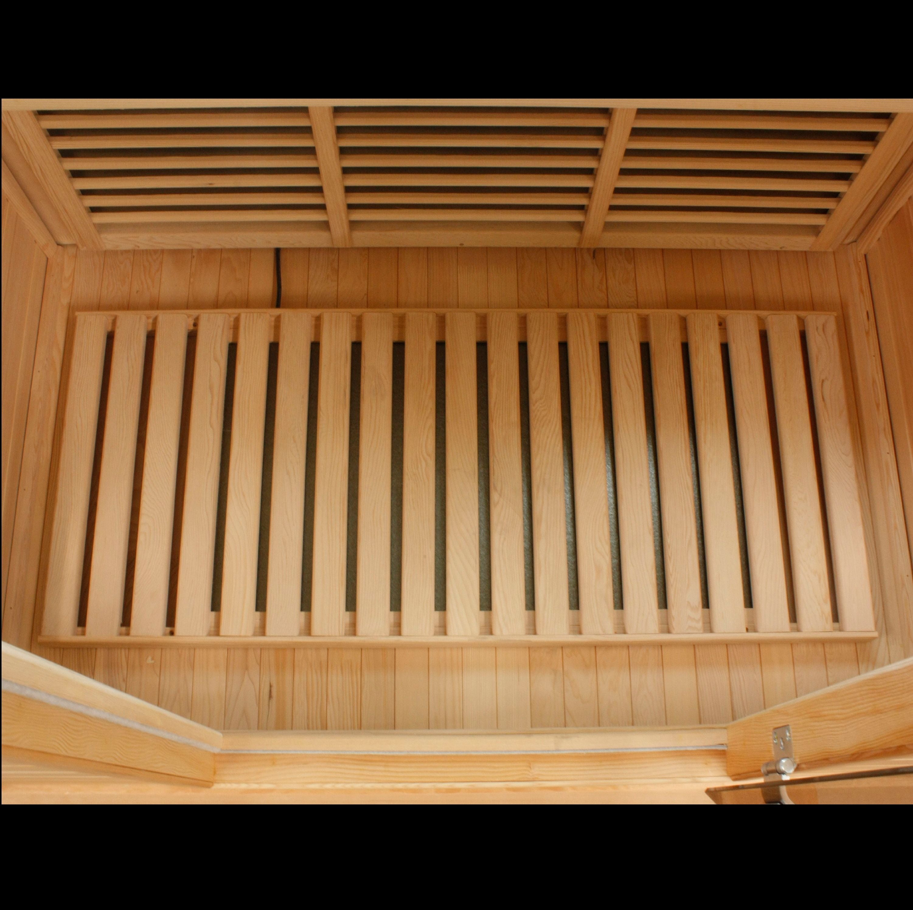 Golden Designs Maxxus MX-K206-01 Low EMF 2 Person FAR Infrared Sauna, Canadian Hemlock - Upzy.com