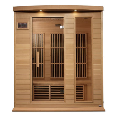Golden Designs Maxxus MX-K306-01-ZF 3 Person Near Zero EMF FAR Infrared Sauna - Upzy.com