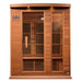 Golden Designs Maxxus MX-K306-01-ZF-CED Avignon Edition 3 Per Near Zero EMF FAR Infrared Sauna, RED CEDAR - Upzy.com