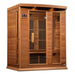 Golden Designs Maxxus MX-K306-01-ZF-CED Avignon Edition 3 Per Near Zero EMF FAR Infrared Sauna, RED CEDAR - Upzy.com