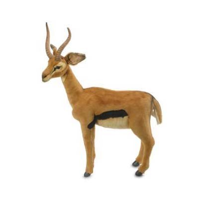 Hansa Creations 28" H Gazelle Realistic Stuffed Animal Toy, 4778 - Upzy.com