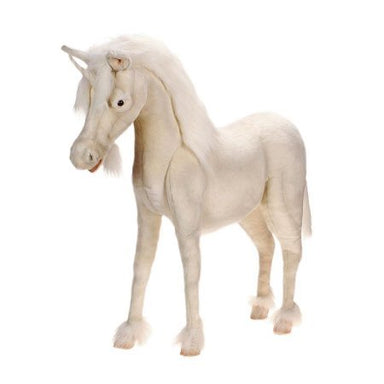 Hansa Creations 39.37"H Unicorn Ride-On Riding Stuffed Animal Toy 4971 - Upzy.com