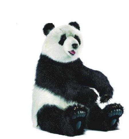 Hansa Creations 40" H Sitting Giant Panda Bear Stuffed Animal Toy, 4497 - Upzy.com