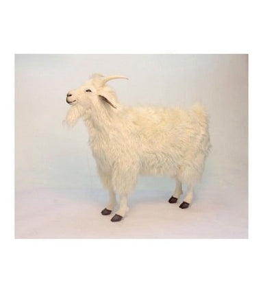 Hansa Creations 42" Hansatronic White Goat CASHMERE Stuffed Animal Toy, 0402 - Upzy.com