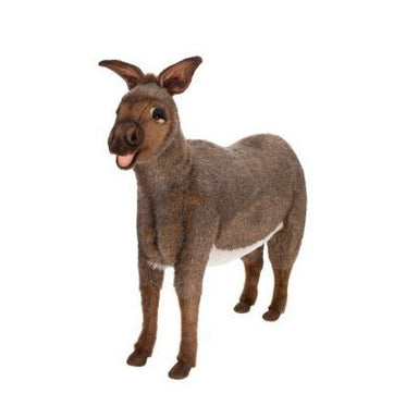 Hansa Creations 44" Tall Donkey Ride-On Stuffed Animal Toy, 3808 - Upzy.com